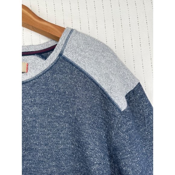 Tommy Bahama Men's Sweater Sz XXL Colorblocked Blue/Gray Pull-Over Cotton Blend - Picture 3 of 11